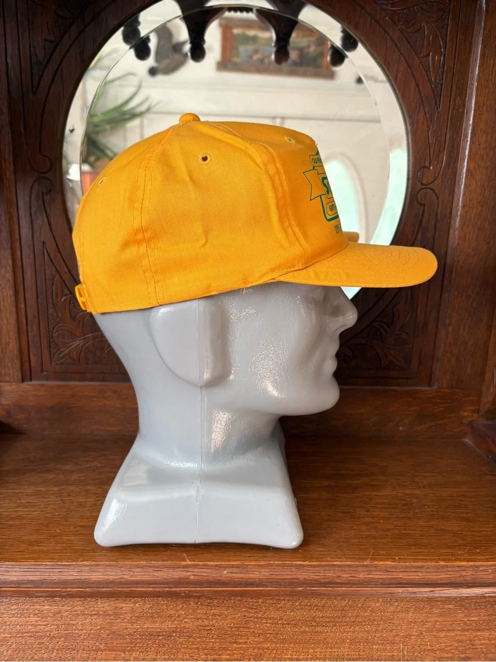 SCOOPS Vintage Yellow Logo Trucker Hat